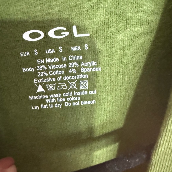 OGL Forest Green Knit Top - Picture 4 of 6